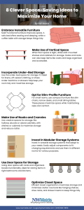 8-Clever-Space-Saving-Ideas-to-Maximize-Your-Home - NW Maids House Cleaning Service 8 Clever Space-Saving Ideas to Maximize Your Home