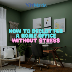 how-to-declutter-a-home-office-without-stress - NW Maids House Cleaning Service How to Declutter a Home Office Without Stress