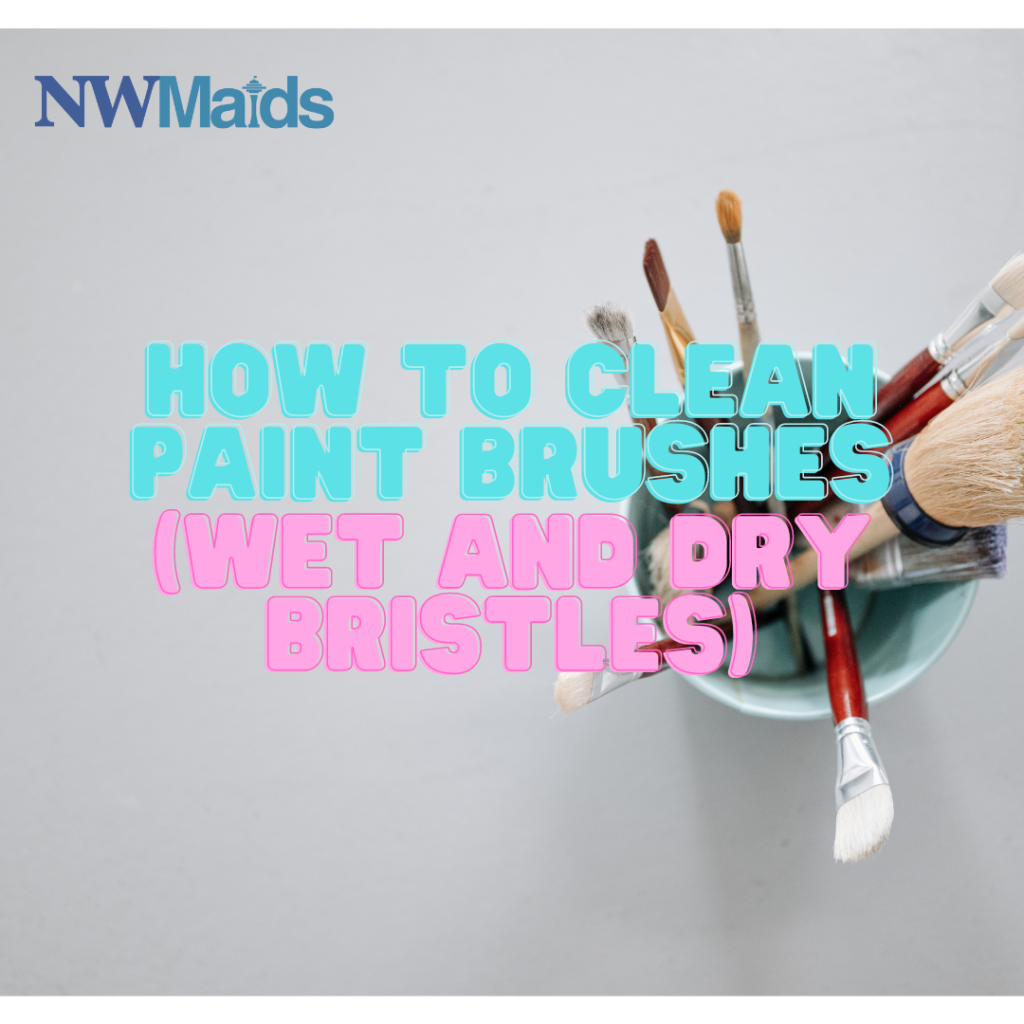 How to Clean Paint Brushes? (Wet and Dry Bristles) NW Maids House