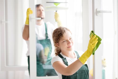 What does a basic house cleaning service consist of