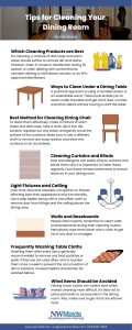 Tips for Cleaning Your Dining Room