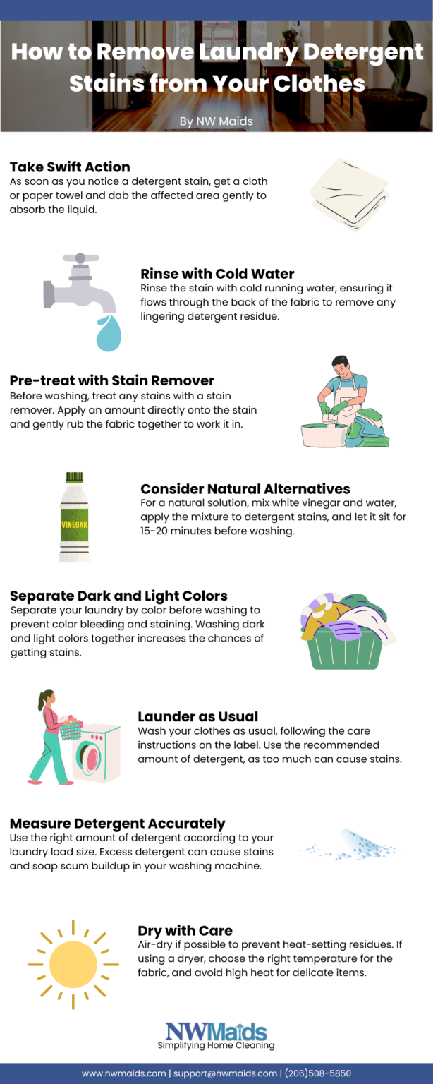 How to Remove Laundry Detergent Stains from Your Clothes NW Maids