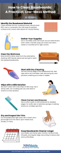 How to Clean Baseboards:
A Practical, Low-Mess Method