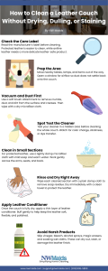 How to Clean a Leather Couch Without Drying, Dulling, or Staining